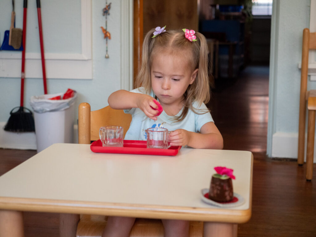 Water Pouring Lesson